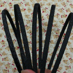 手繞-緞帶髮箍~5MM-螺紋&絲帶2款