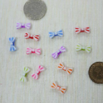 蝴蝶結塑膠造型珠